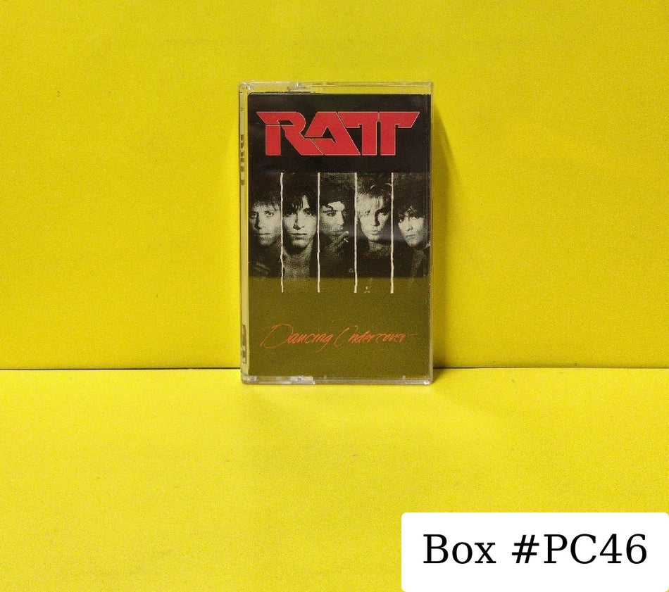Ratt - Dancing Undercover - 1986 - 7 81683-4 - Used - EX - Cassettes - Clear Case - Clear Tape Shell