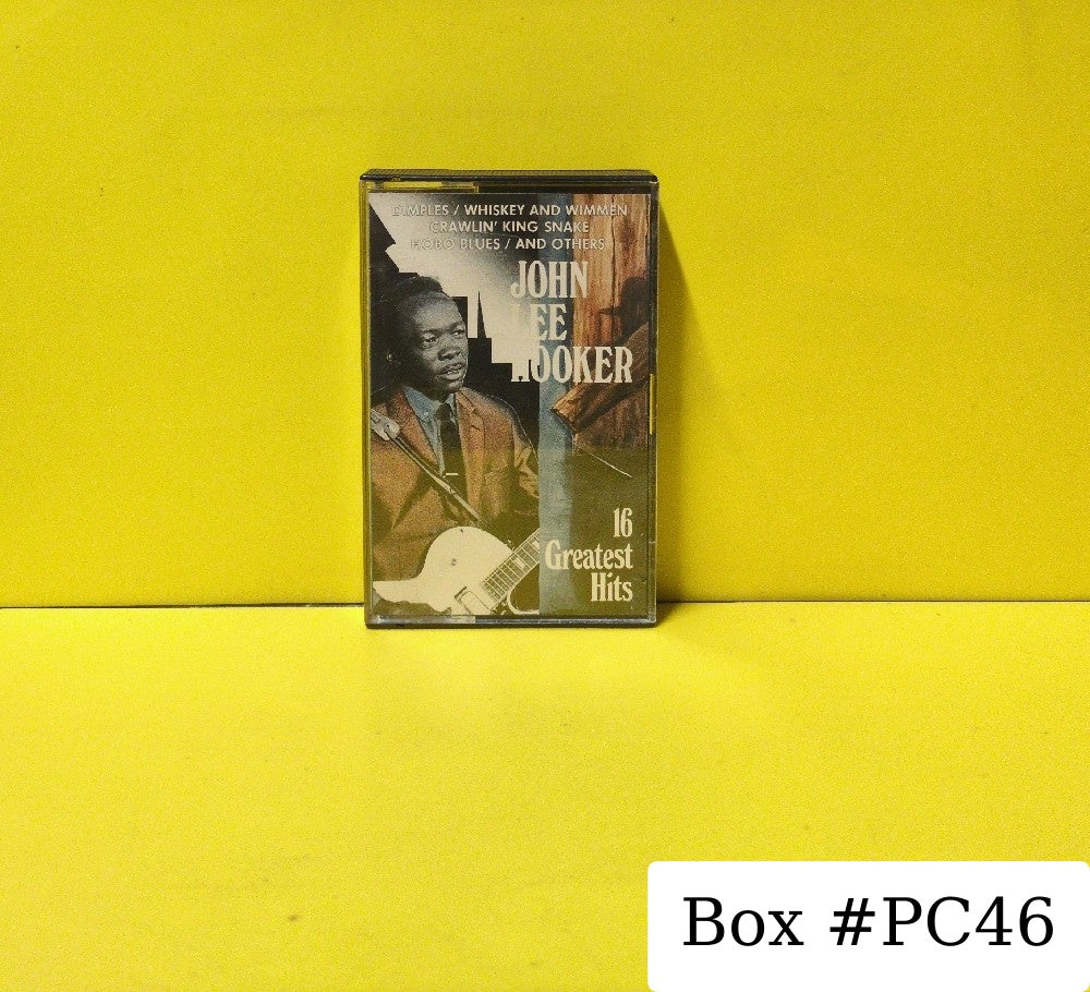 John Lee Hooker - 16 Greatest Hits - 1985 - 2652214 - Used - EX - Cassettes - Netherlands Import