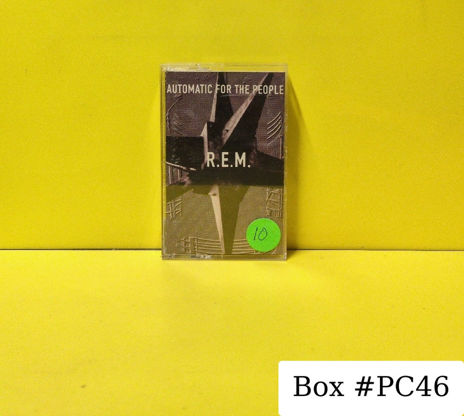 R.E.M. - Automatic For The People - 1992 - 9 45055-4 - Used - EX - Cassettes - Yellow Tape Shell