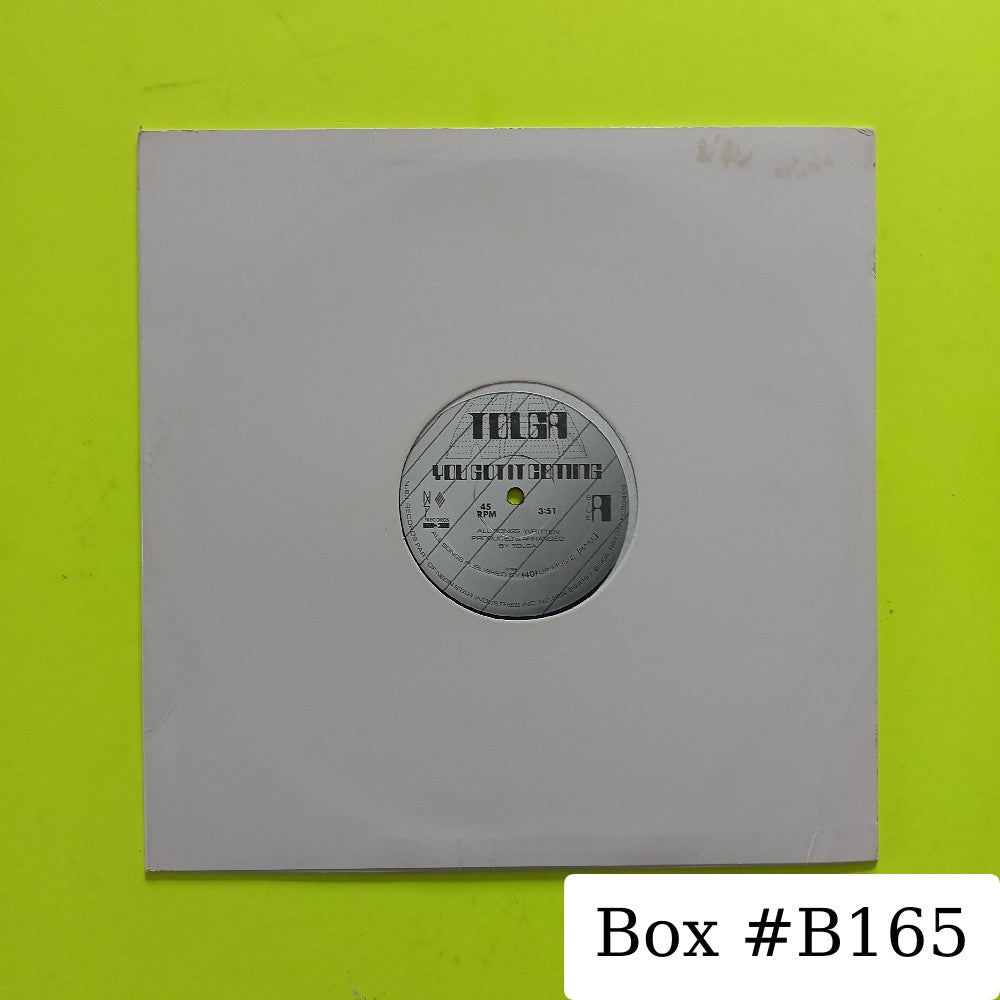 Tolga - You Got It Coming 12" - 1986 - Used - EX - Vinyl