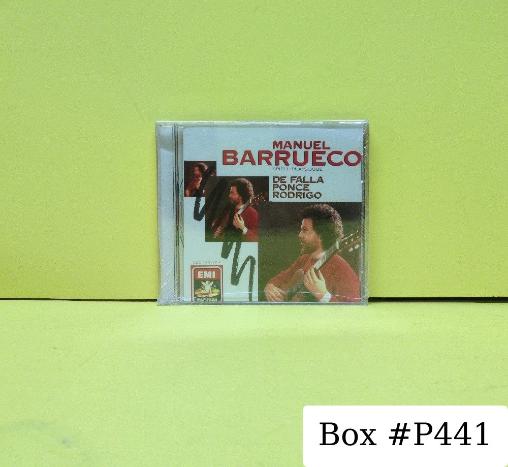 Manuel Barrueco - Spielt/Plays/Joue De Falla Ponce Rodrigo - CDC 7 49228 2 - New - Sealed - CDs