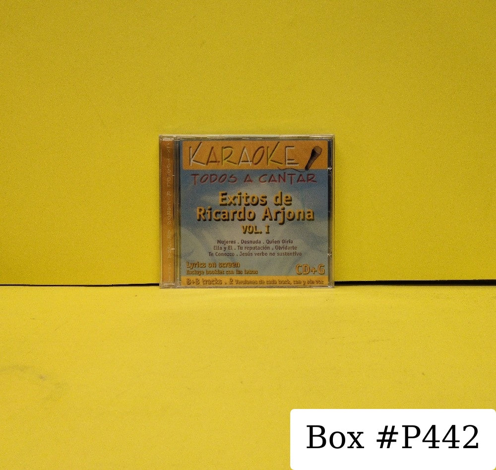 Hernan Carchak - Todos A Cantar Karaoke: Exitos De Ricardo Arjona, Vol. 1 - 2003 - KAR-3016 - New - Sealed - CDs - Mexican Import