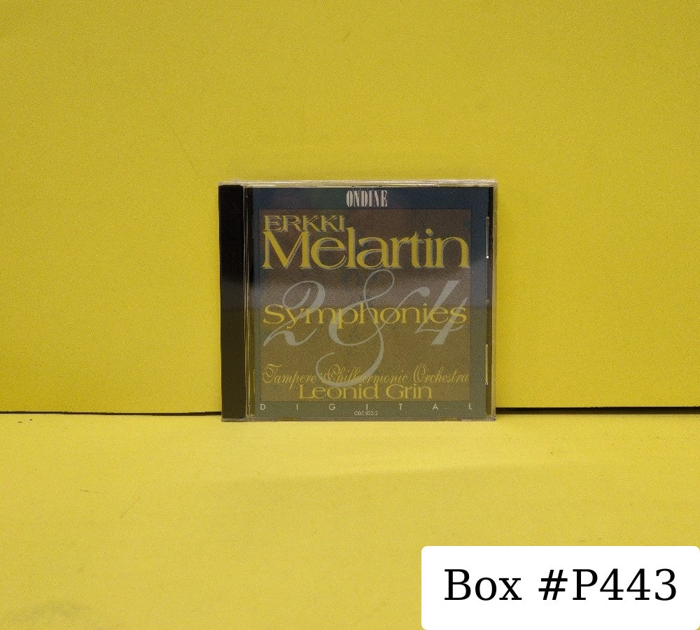 Erkki Melartin, Leonid Grin, Tampere Philharmonic Orchestra - Symphonies 2 & 4 - 1994 - ODE 822-2 - New - Sealed - CDs - Finland Import