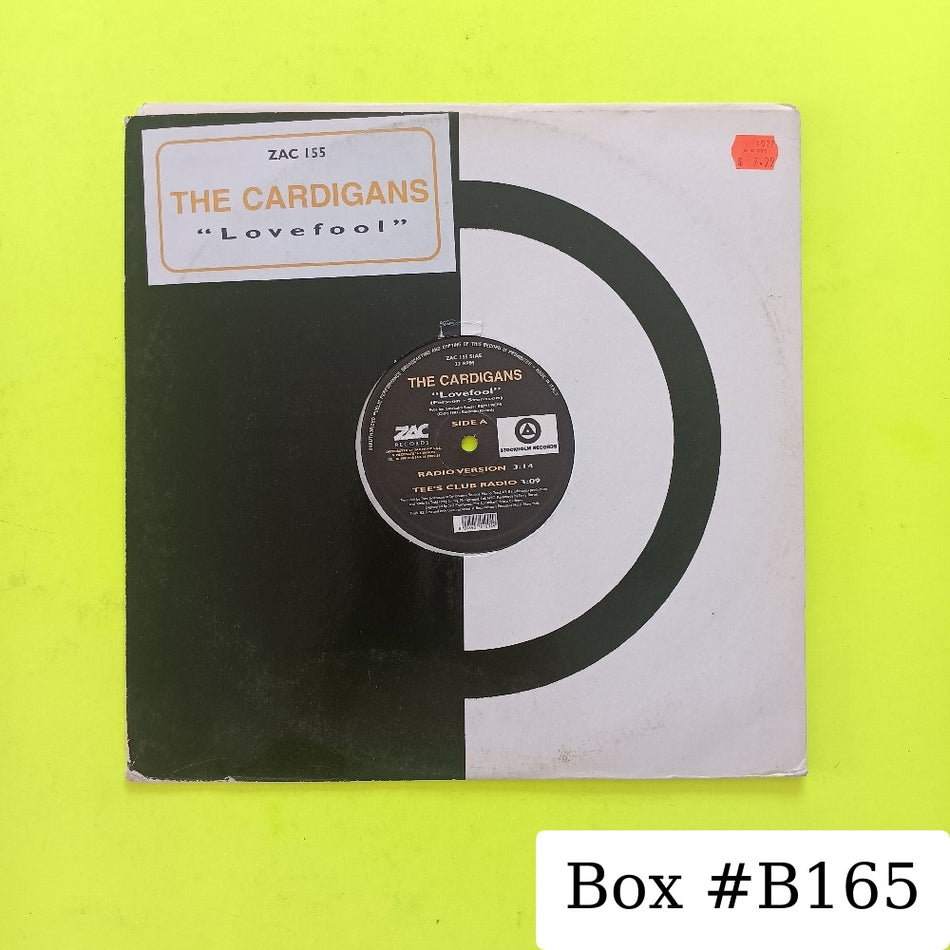 The Cardigans - Lovefool ITALY 12" - 1997 - ZAC 155 - Used - VG+ - Vinyl