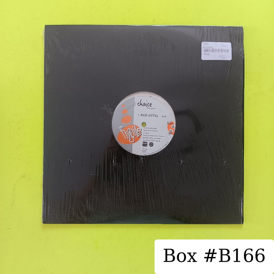 Choice / Soofle  - Acid Eiffel / How Do You Plead 12" - 1993 - FRG-6 - Used - VG++ - Vinyl
