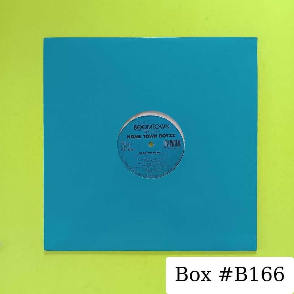 Home Town Boyzz - We Got The Boom 12" - 1989 - HAL 12140 - Used - VG+ - Vinyl