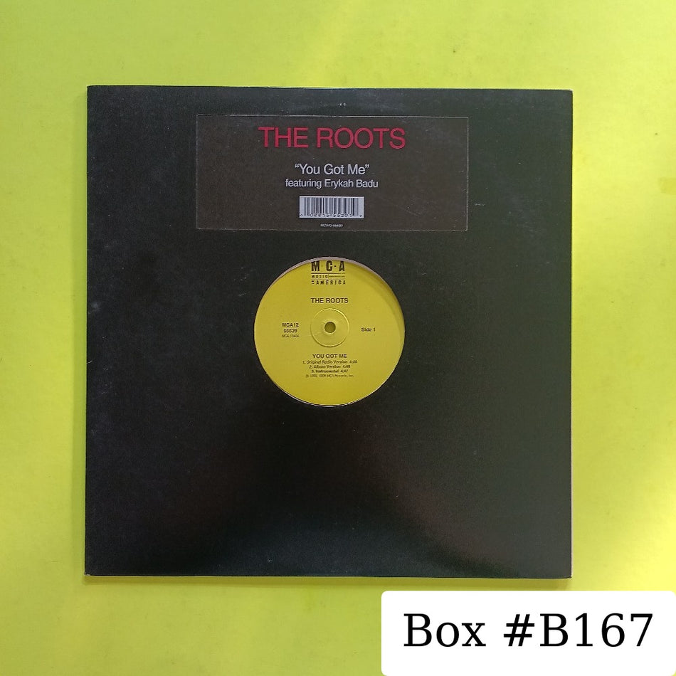 The Roots Ft Erykah Badu - You Got Me 12" - 1999 - MCA 12-55539 - Used - VG++ - Vinyl