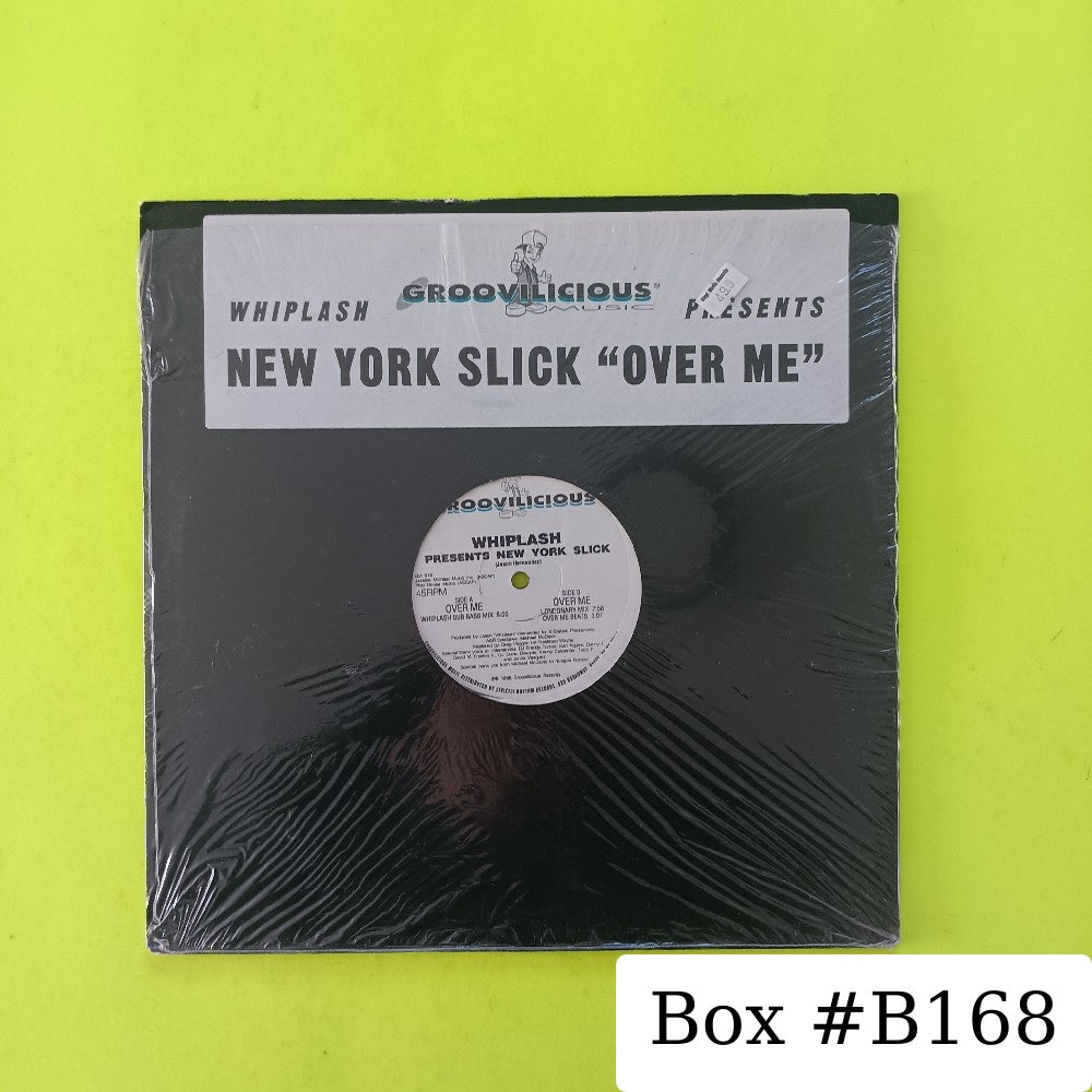 Whiplash Presents New York Slick - Over Me 12" - 1996 - GM016 - Used - VG+ - Vinyl
