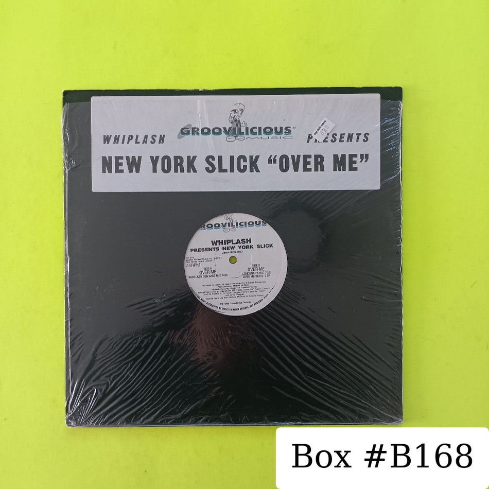 Whiplash Presents New York Slick - Over Me 12" - 1996 - GM016 - Used - VG+ - Vinyl