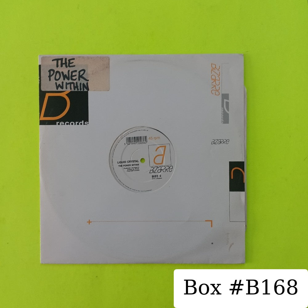 Liquid Crystal - The Power Within UK 12" - 1992 - BIZZ 3 - Used - VG+ - Vinyl