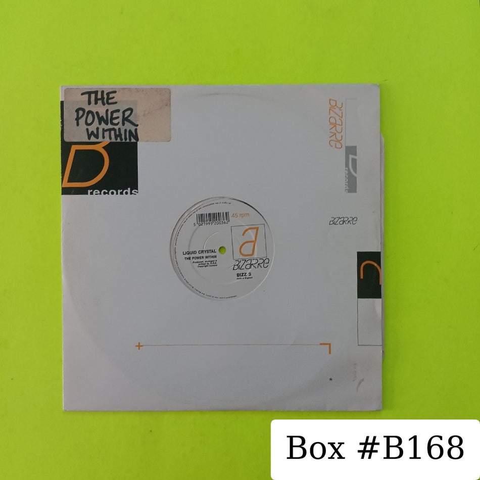 Liquid Crystal - The Power Within UK 12" - 1992 - BIZZ 3 - Used - VG+ - Vinyl