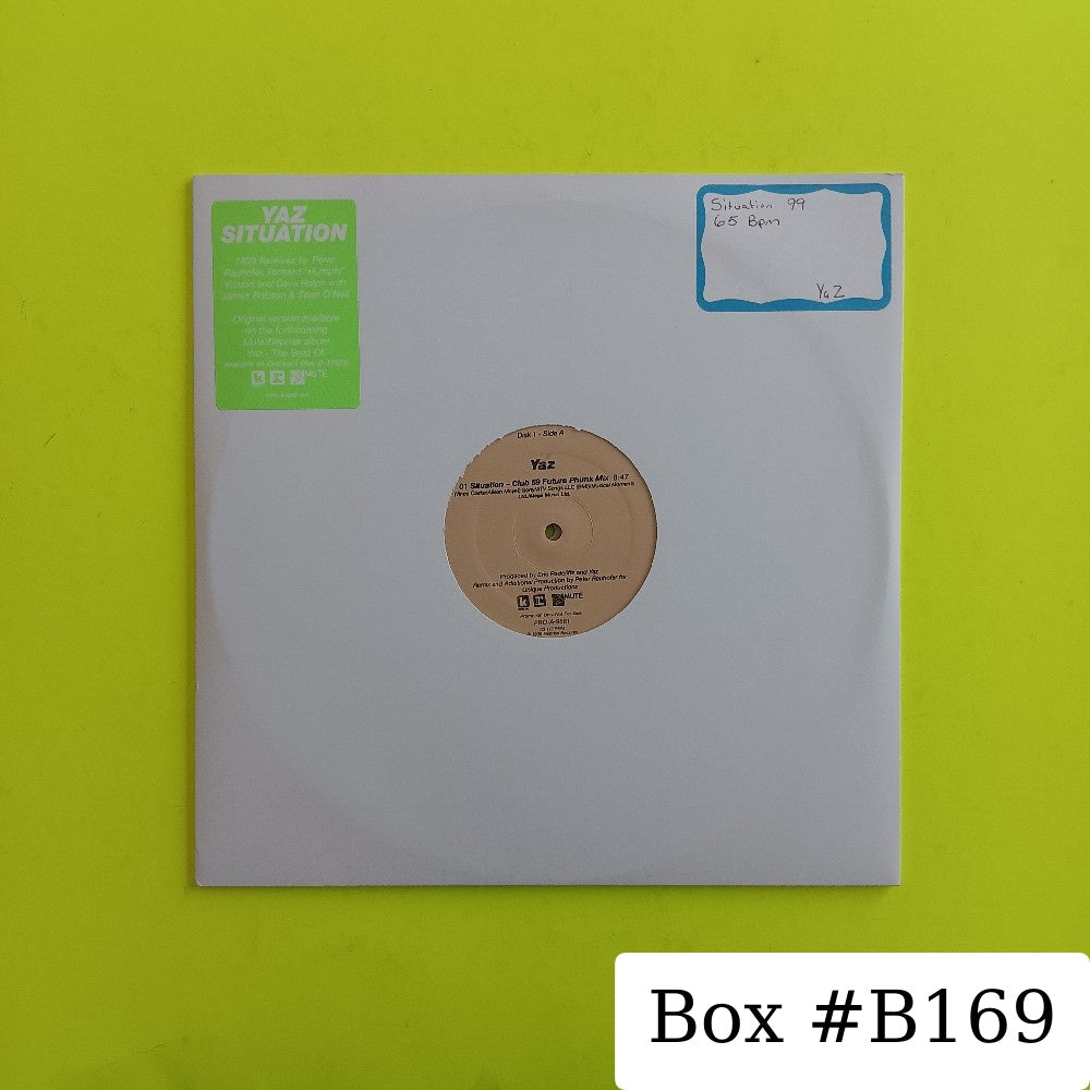 Yaz - Situation 2x 12" PROMO - 1999 - PRO-A-9881 - Used - VG++ - Vinyl
