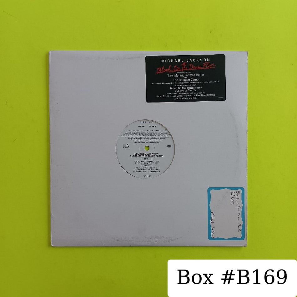 Michael Jackson - Blood On The Dancefloor 12"  - 1997 - EAS 9961 - Used - VG++ - Vinyl