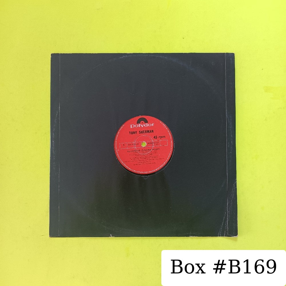Tony Sherman - Ellovee-Ee 12" UK - 1982 - POSPX 517 - Used - VG+ - Vinyl