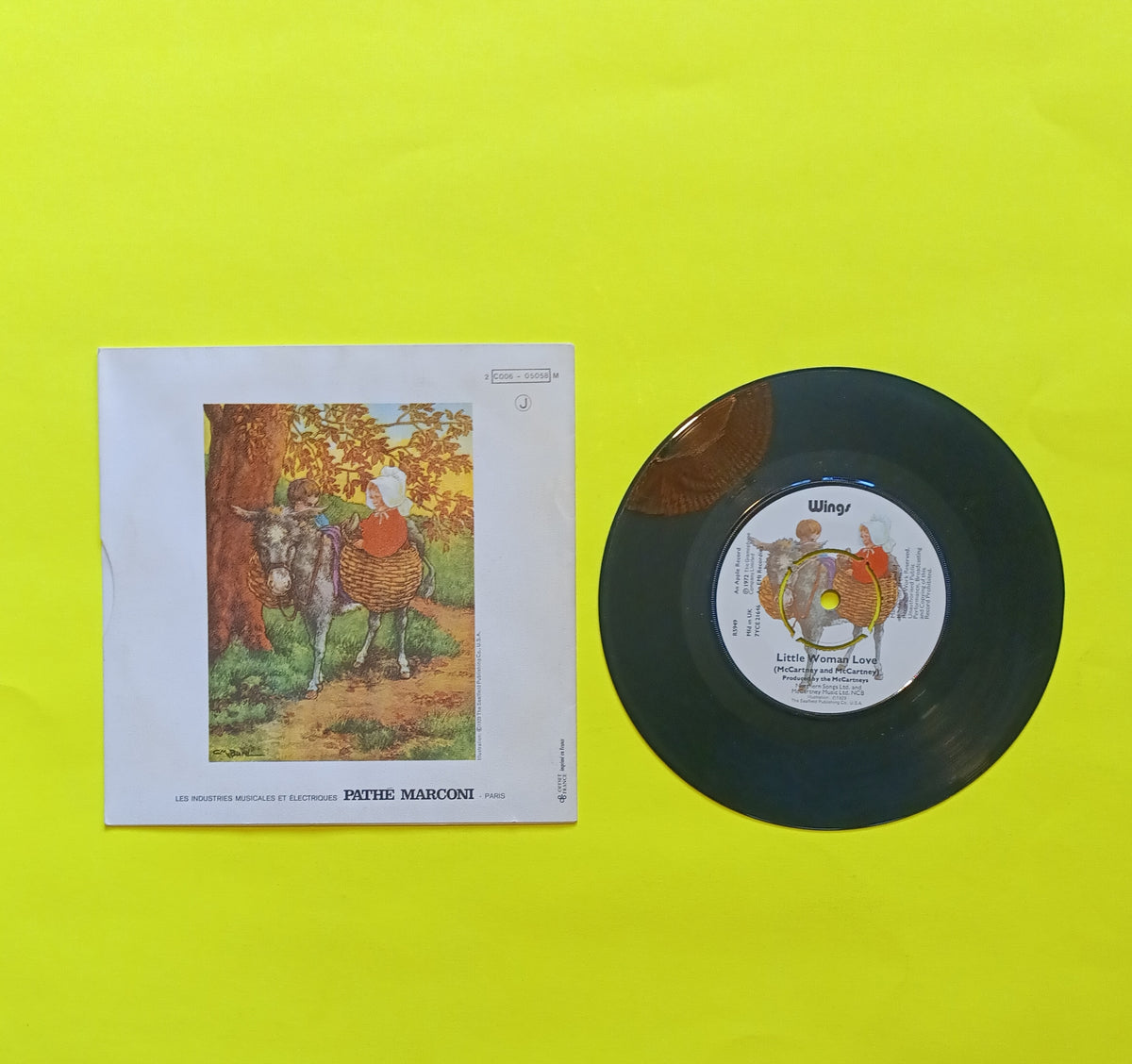 Wings / Paul McCartney - Mary Had a Little Lamb (France / UK 7") - 1972 - 2C 006 05058 M / R5949 Used - VG++ - Vinyl