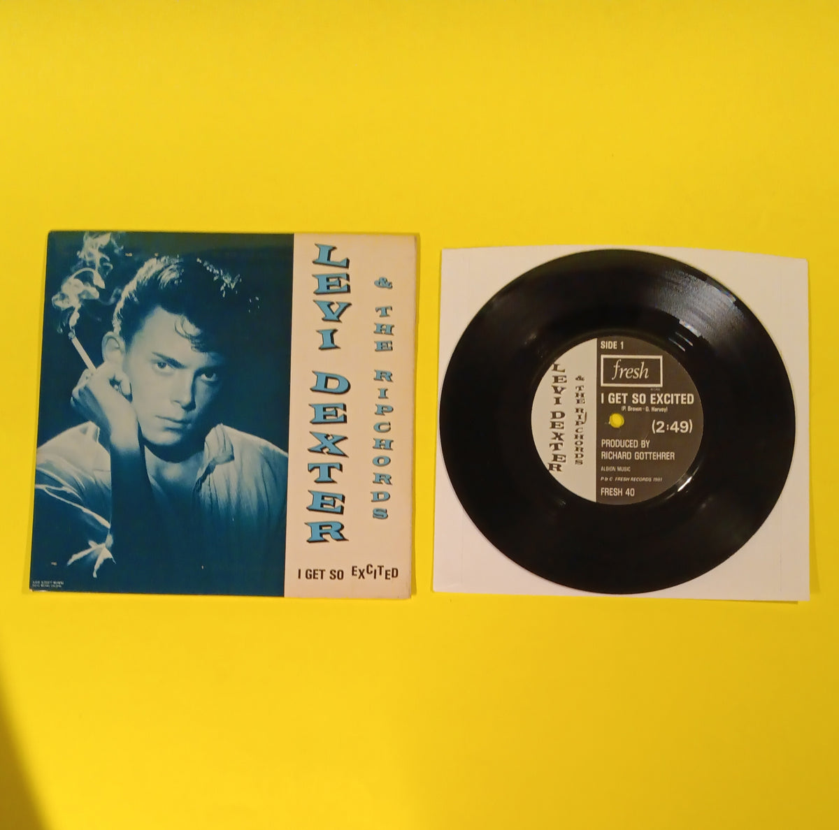Levi Dexter & The Ripchords - I Get So Excited (UK 7") - 1981 - FRESH 40 Used - VG++ - Vinyl