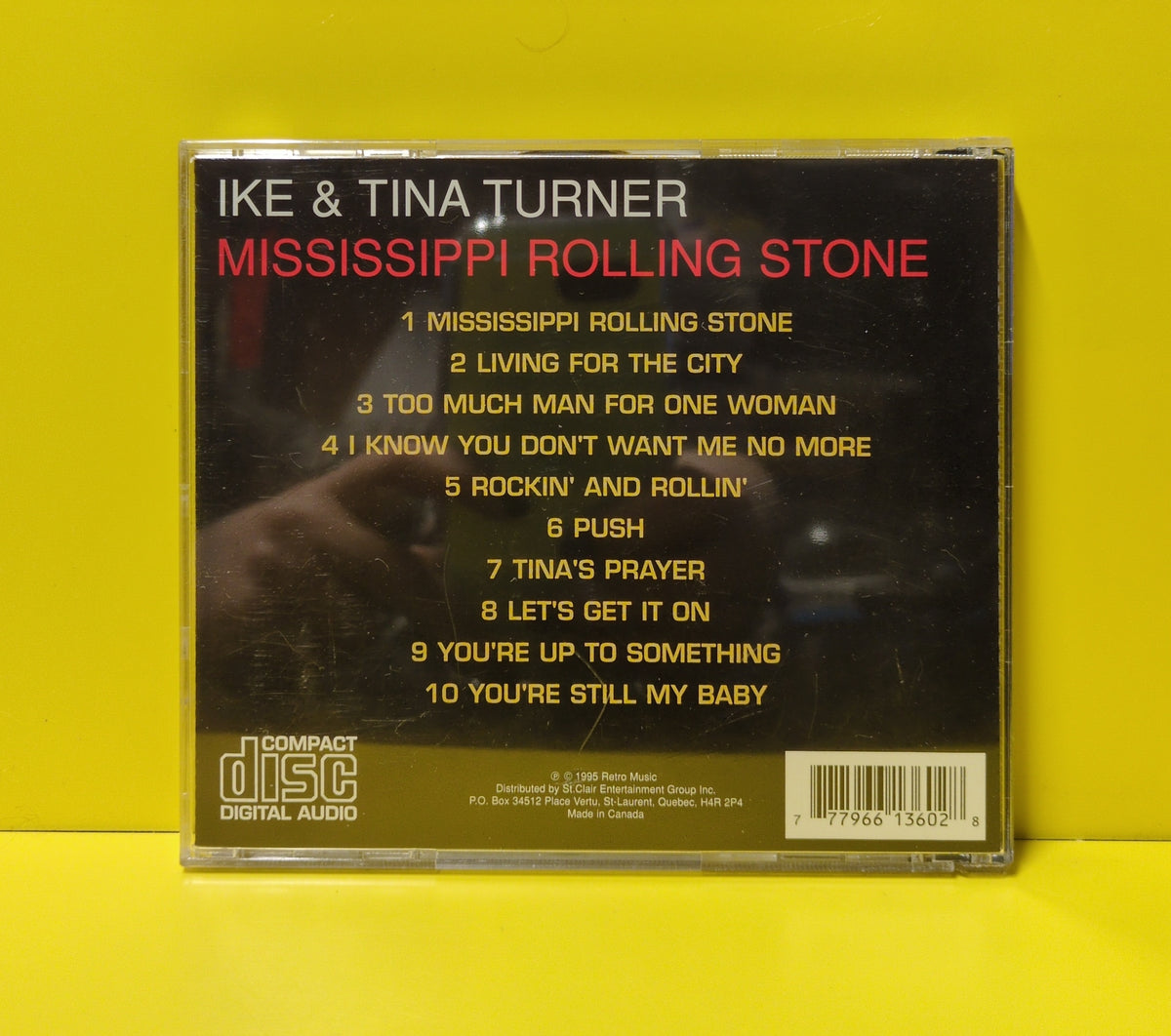 Ike & Tina Turner - Mississippi Rolling Stone - 1995 - SLD13602 Used - EX - CDs