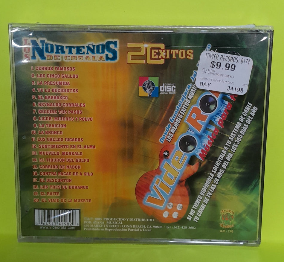 Los Norteños De Cosala - Los Norteños De Cosala 20 Exitos - 2005 - AM-198 New - Sealed - CDs