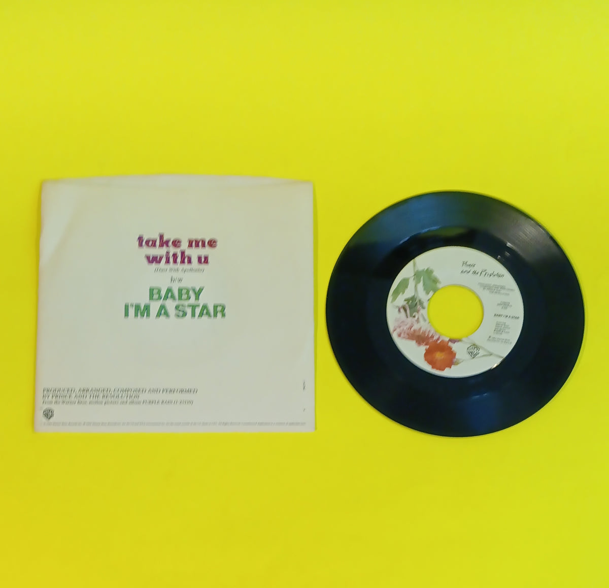 Prince - Take Me With U 7" - 1985 - 7-29079 Used - VG++ - Vinyl