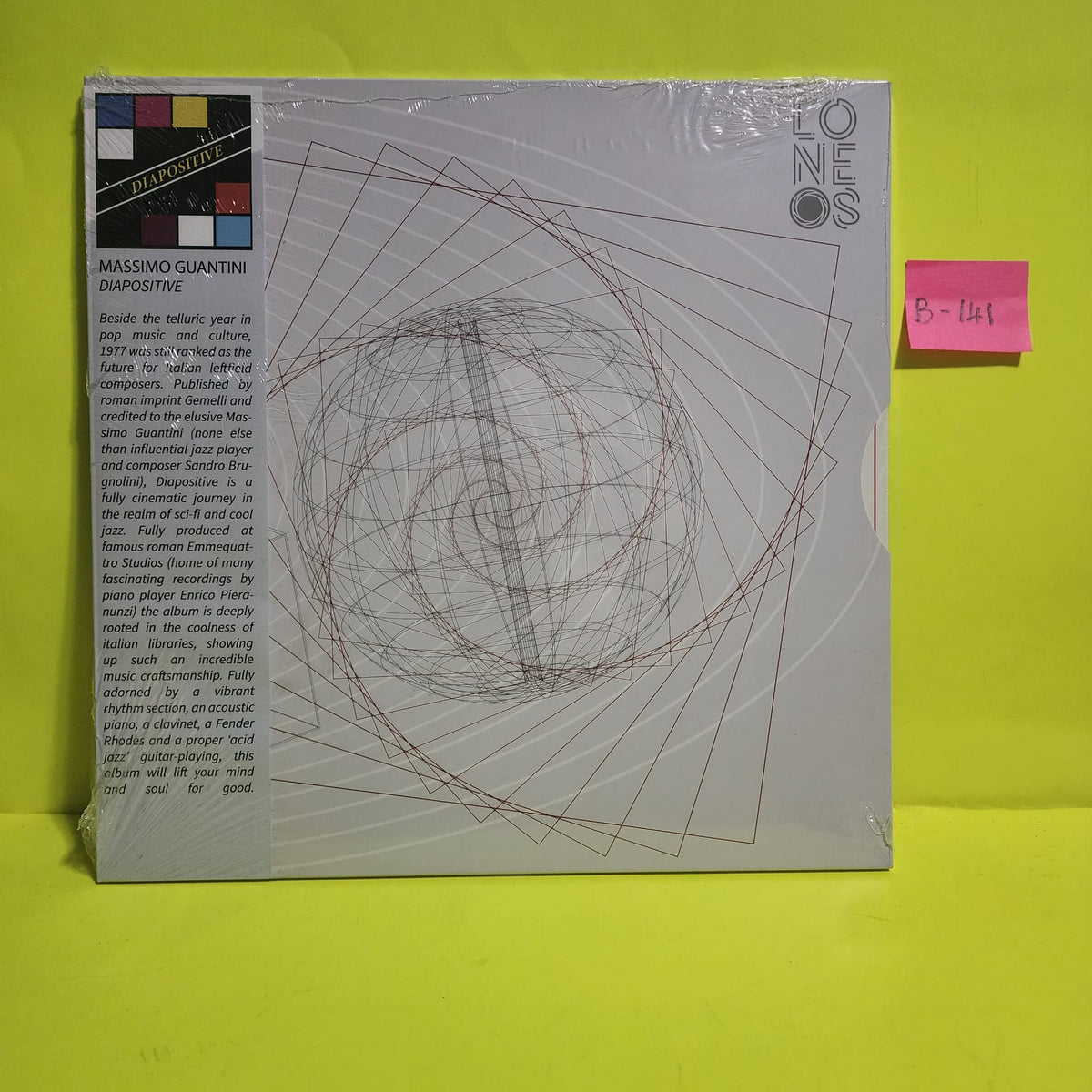 Massimo Guantini - Diapositive / Limited Edition Numbered to 100 - 2020 - LON002LP New - Sealed - Vinyl