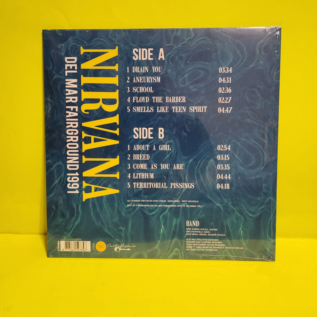 Nirvana - Del Mar Fairground 1991 - 2025 - CL97848 New - Sealed - Vinyl