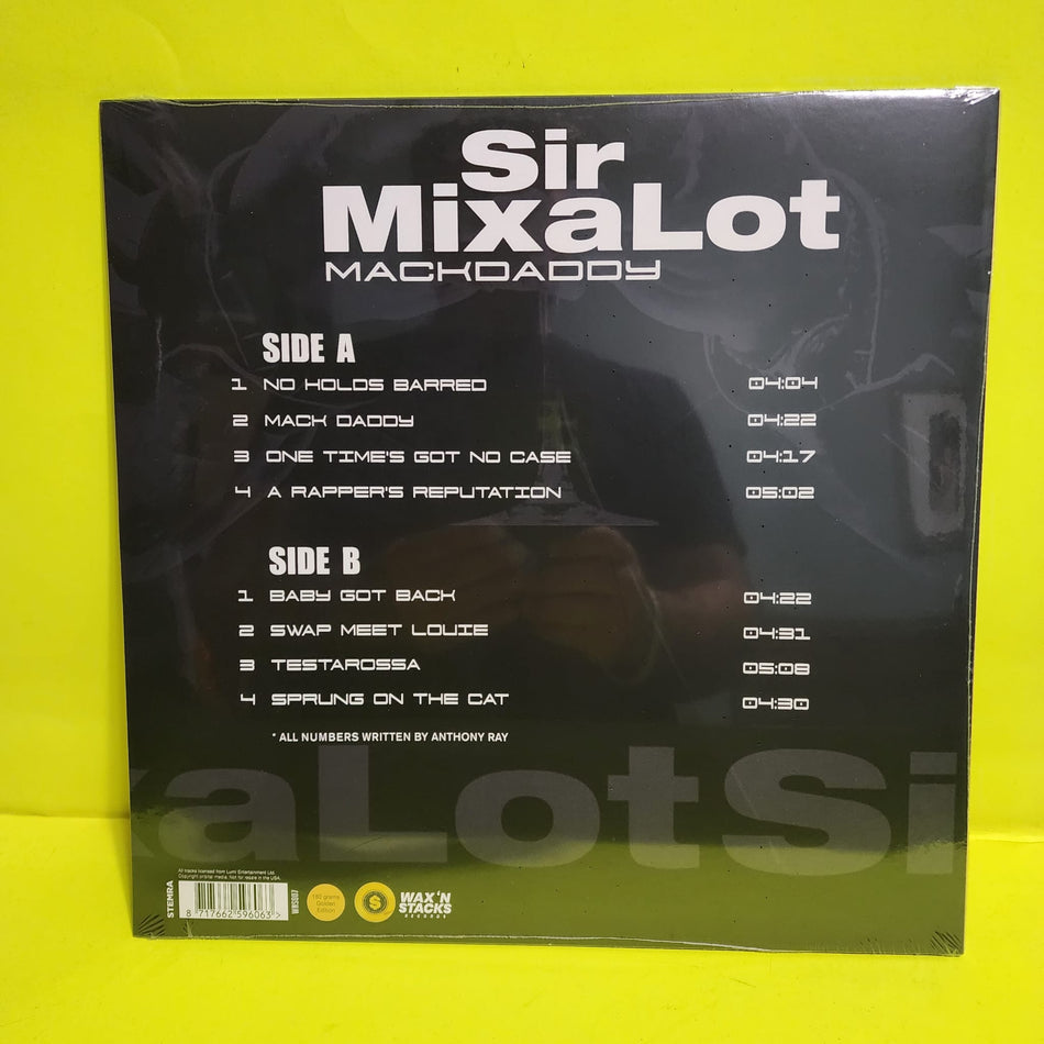 Sir MixaLot - MackDaddy - 2024 - WNS007 New - Sealed - Gold Vinyl