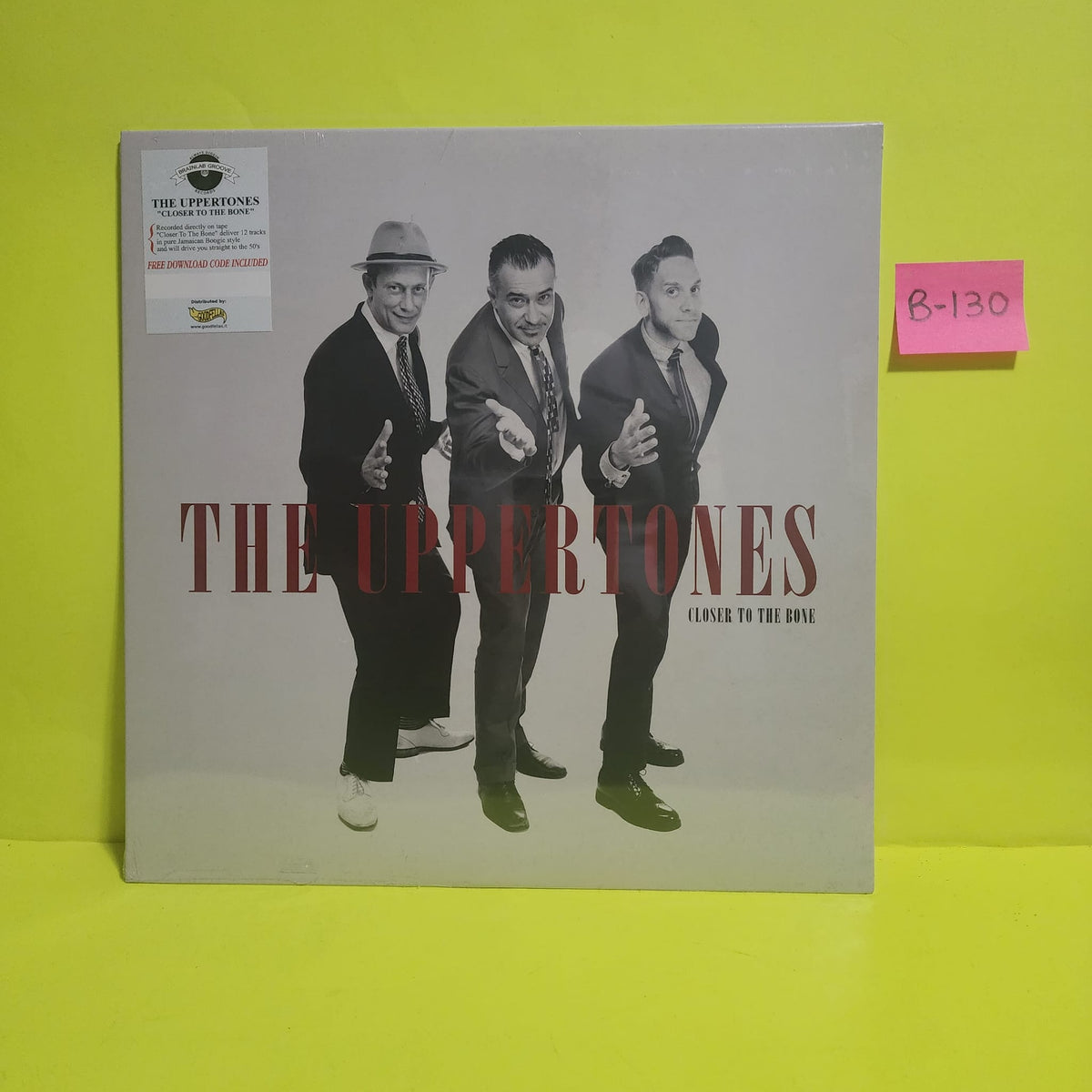 The Uppertones - Closer To The Bone - 2015 - BLGR012LP New - Sealed - Vinyl