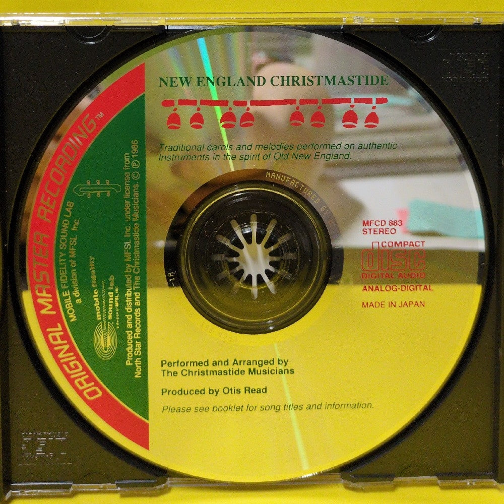 The Christmastide Musicians - New England Christmastide - MFCD 883 - Used - VG++ - CDs