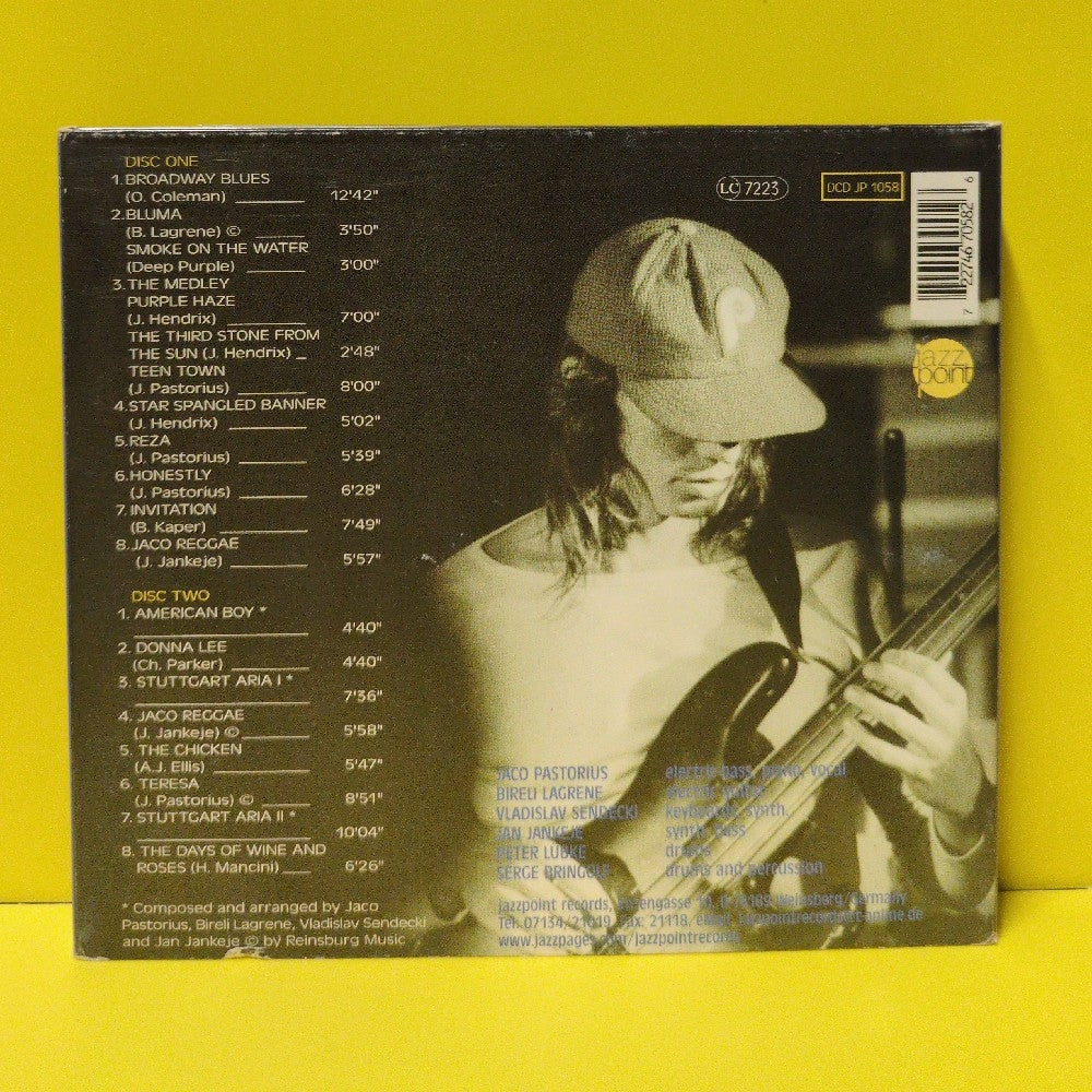 Jacob Pastorius - Heavy'N Jazz & Stuttgart Aria - 1999 - DCD JP 1058 - Used - EX - CDs - 2xCD