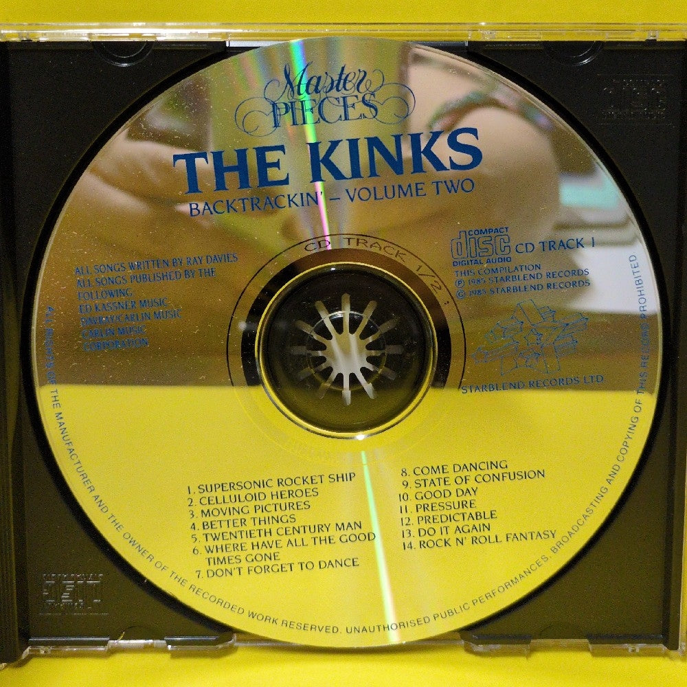 The Kinks - Backtrackin' - Volume Two - 1985 - CD TRACK 1/2 - Used - VG++ - CDs - UK Import