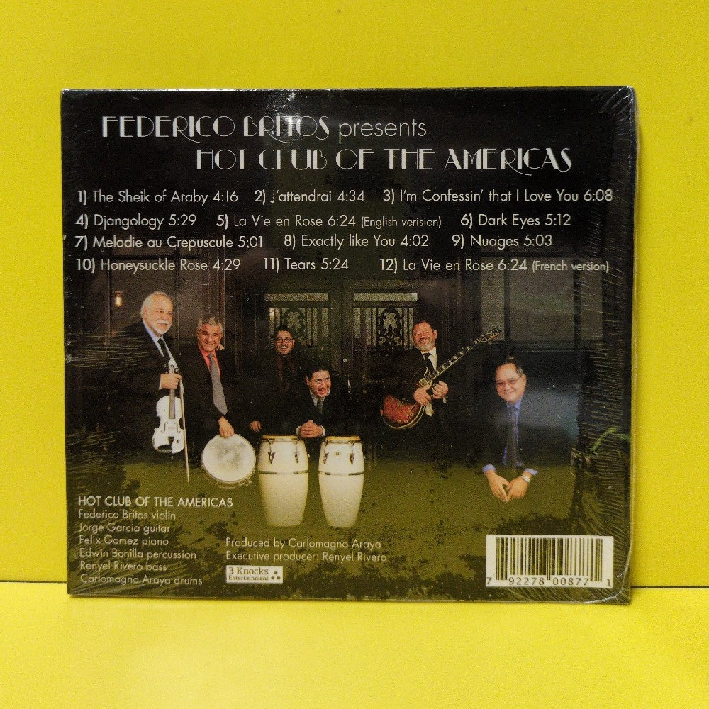 Hot Club Of The Americas - Federico Britos Presents Hot Club Of The Americas - 2015 - New - Sealed - CDs
