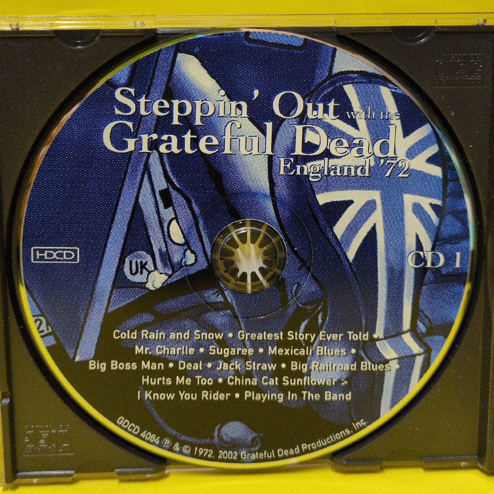 Grateful Dead - Steppin' Out With The Grateful Dead England '72 - 2002 - GDCD 4084 - Used - EX - CDs - 4xHDCD