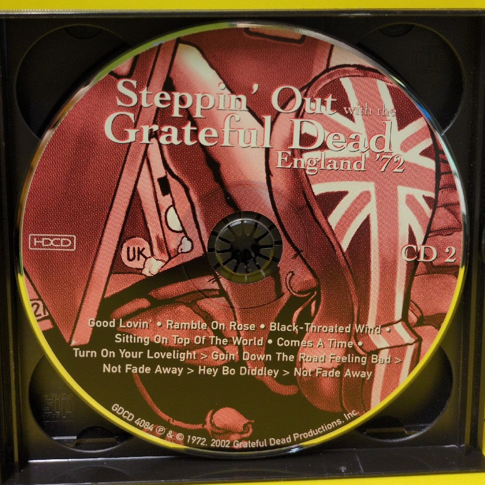 Grateful Dead - Steppin' Out With The Grateful Dead England '72 - 2002 - GDCD 4084 - Used - EX - CDs - 4xHDCD