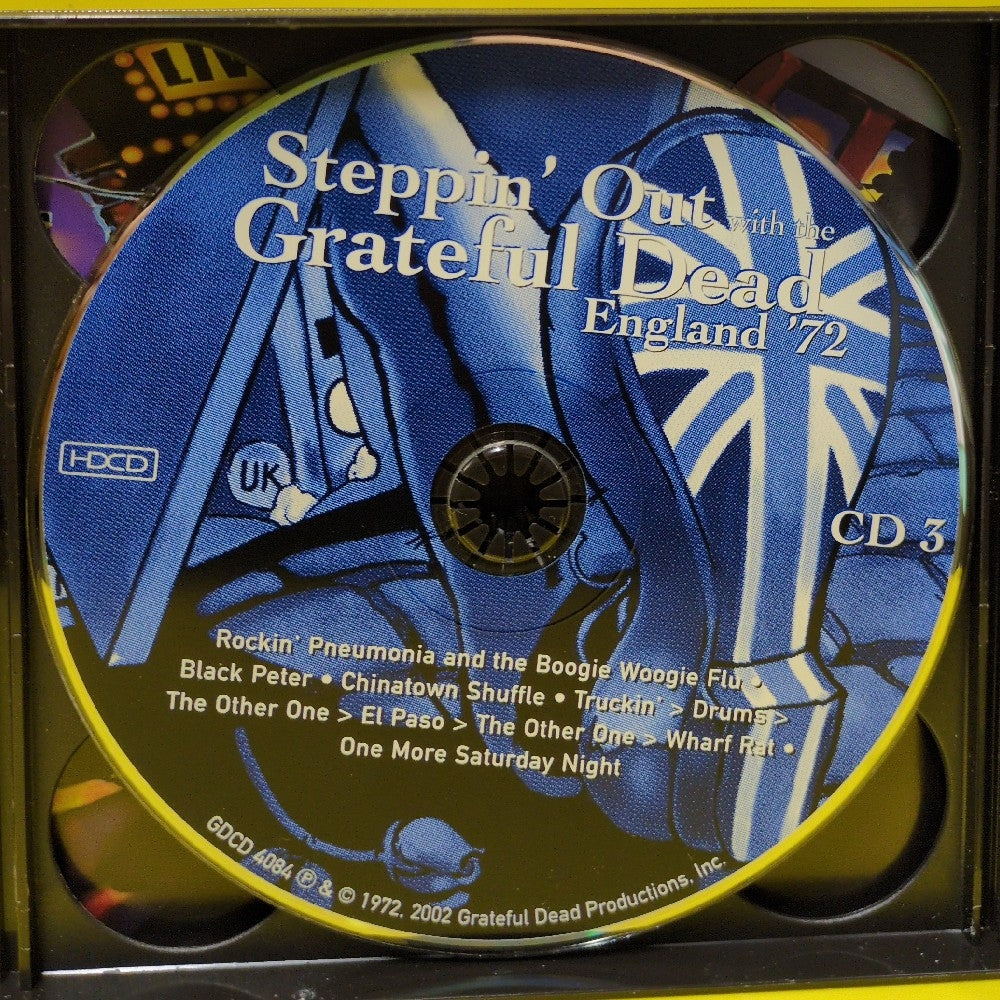 Grateful Dead - Steppin' Out With The Grateful Dead England '72 - 2002 - GDCD 4084 - Used - EX - CDs - 4xHDCD