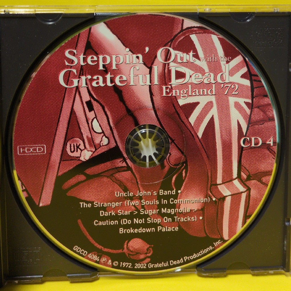 Grateful Dead - Steppin' Out With The Grateful Dead England '72 - 2002 - GDCD 4084 - Used - EX - CDs - 4xHDCD