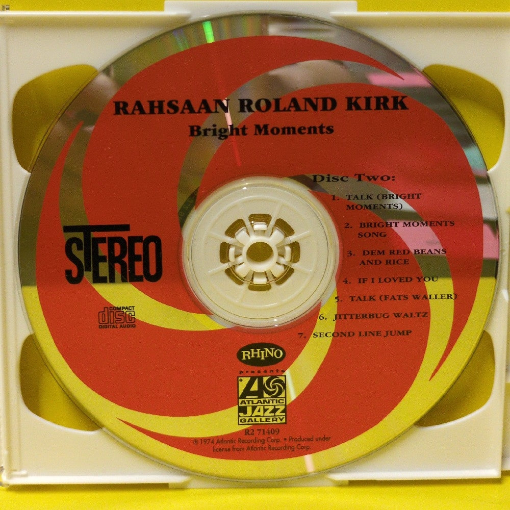 Rahsaan Roland Kirk - Bright Moments - 1993 - R2 71409 - Used - EX - 2xCD