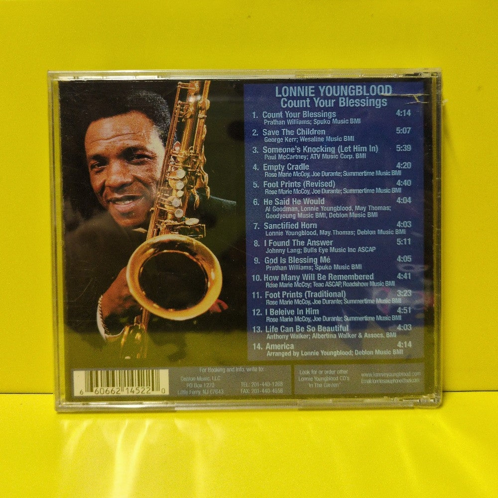 Lonnie Youngblood - Count Your Blessings - 14522 - New - Sealed - CDs