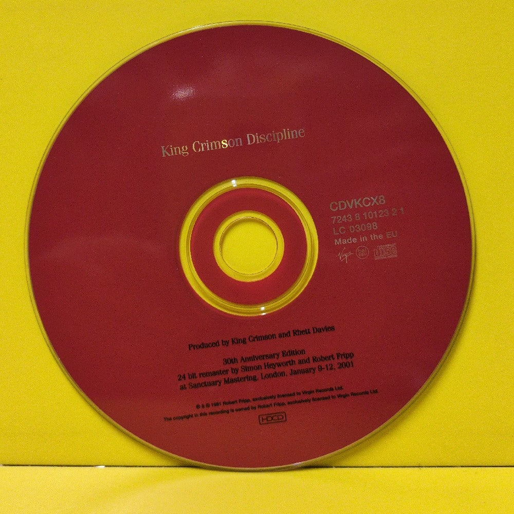 King Crimson - Discipline - 2001 - CDVKCX8 - Used - EX - CDs - HDCD - EU Import