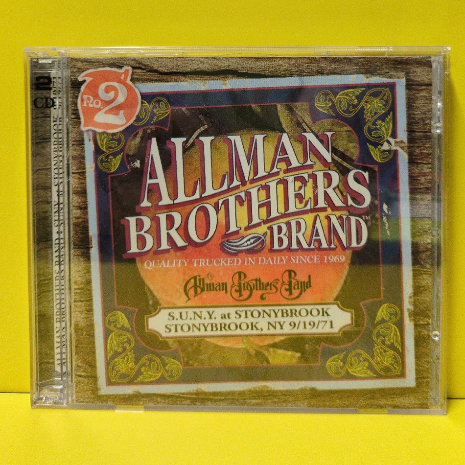 The Allman Brothers Band - S.U.N.Y. At Stonybrook, NY 9/19/71 - Used - VG++ - CDs - 2xCD