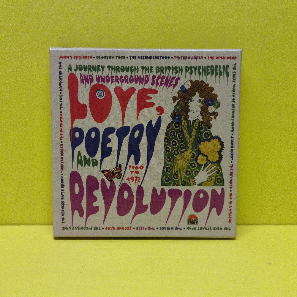 Various - Love, Poetry And Revolution (A Journey Through The British Psychedelic And Underground Scenes 1966-72) - 2013 - CRSEGBOX025 - Used - EX - CDs - 3xCD Box Set - UK Import