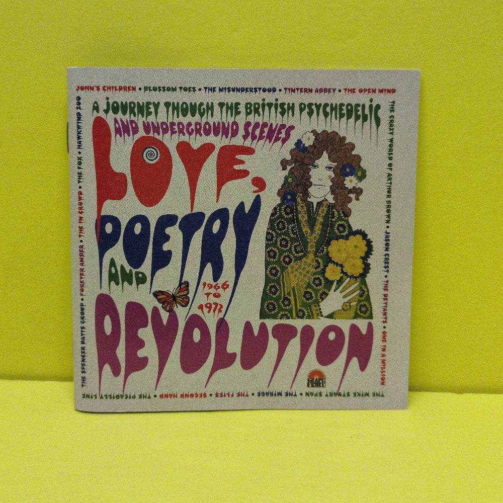 Various - Love, Poetry And Revolution (A Journey Through The British Psychedelic And Underground Scenes 1966-72) - 2013 - CRSEGBOX025 - Used - EX - CDs - 3xCD Box Set - UK Import