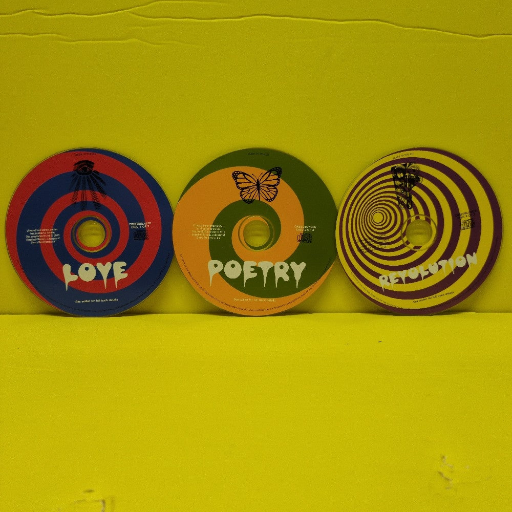 Various - Love, Poetry And Revolution (A Journey Through The British Psychedelic And Underground Scenes 1966-72) - 2013 - CRSEGBOX025 - Used - EX - CDs - 3xCD Box Set - UK Import