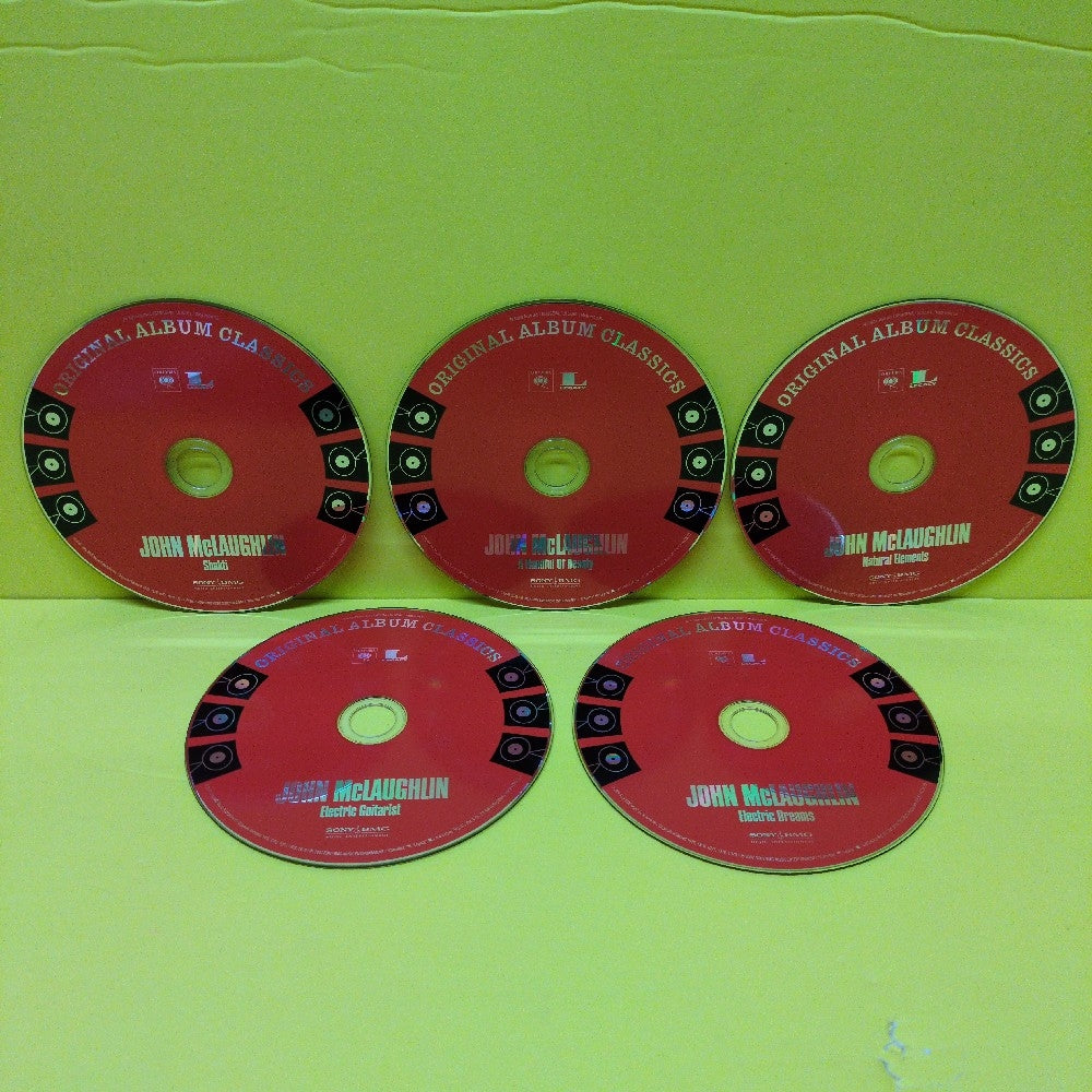 John McLaughlin - Original Album Classics - 2007 - 88697145452 - Used - VG++ - CDs - 5xCD Box Set - Europe Import
