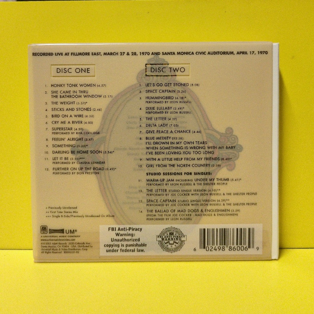 Joe Cocker - Mad Dogs & Englishmen - B0005531-02 - Used - VG++ - CDs - Reissue - Deluxe Edition