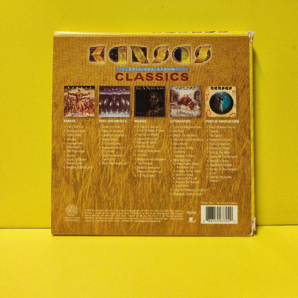 Kansas - Original Album Classics - 2015 - 88875067702 - Used - VG++ - CDs - 5xCD Box Set