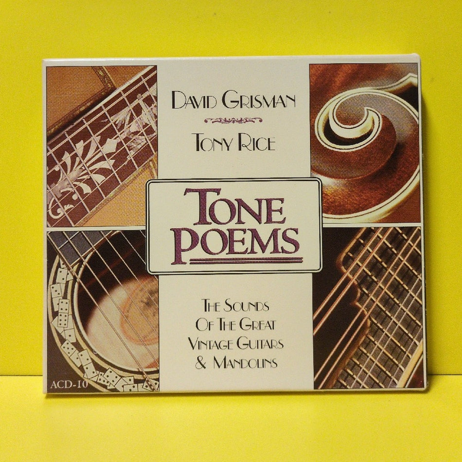 David Grisman & Tony Rice - Tone Poems (The Sounds Of The Great Vintage Guitars & Mandolins) - 1994 - ACD-10 - Used - EX - CDs