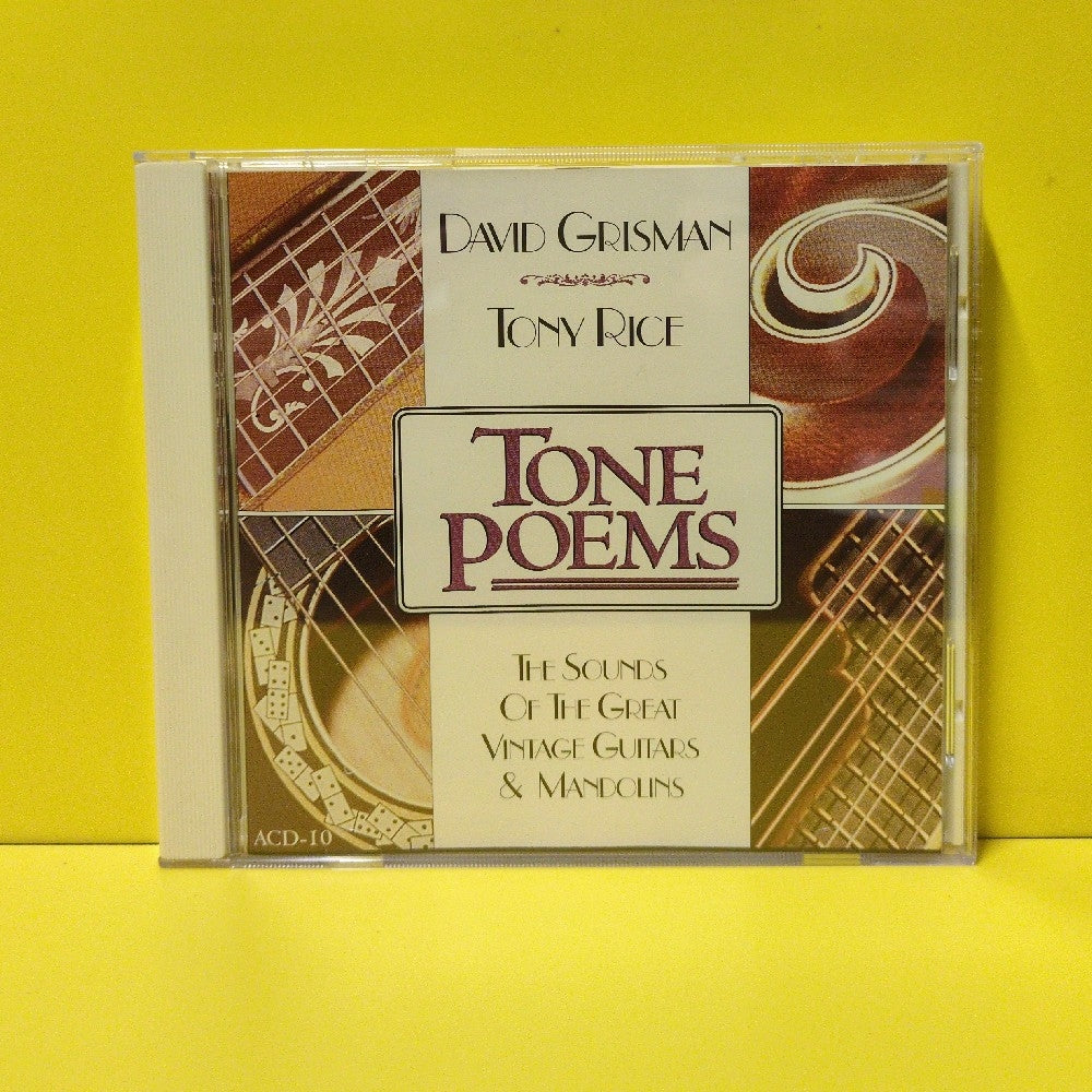 David Grisman & Tony Rice - Tone Poems (The Sounds Of The Great Vintage Guitars & Mandolins) - 1994 - ACD-10 - Used - EX - CDs