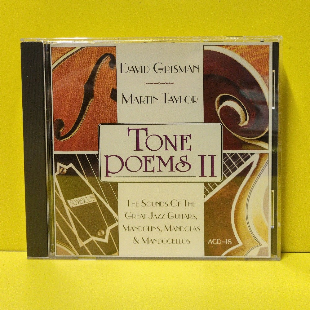David Grisman & Martin Taylor - Tone Poems II (The Sounds Of The Great Jazz Guitars, Mandolins, Mandolas & Mandocellos) - ACD 18 - Used - EX - CDs