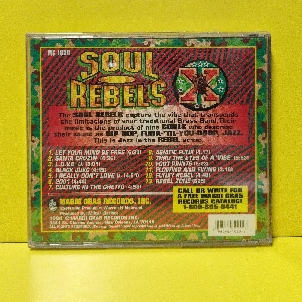 Soul Rebels Brass Band - Let Your Mind Be Free - 1994 - MG 1020 - New - Sealed - CDs