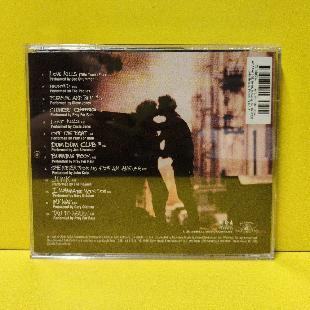 Various - Sid & Nancy: Love Kills (Music From The Motion Picture Soundtrack) - 2001 - 088 112 413-2 - Used - VG++ - CDs - Record Club Edition